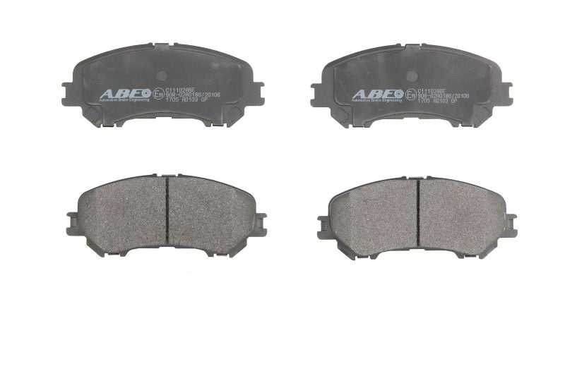 Kit 4 Pastiglie Freno Anteriori Compatibile Per Nissan X-Trail (T32) dal 2014> BIBA-RICAMBI