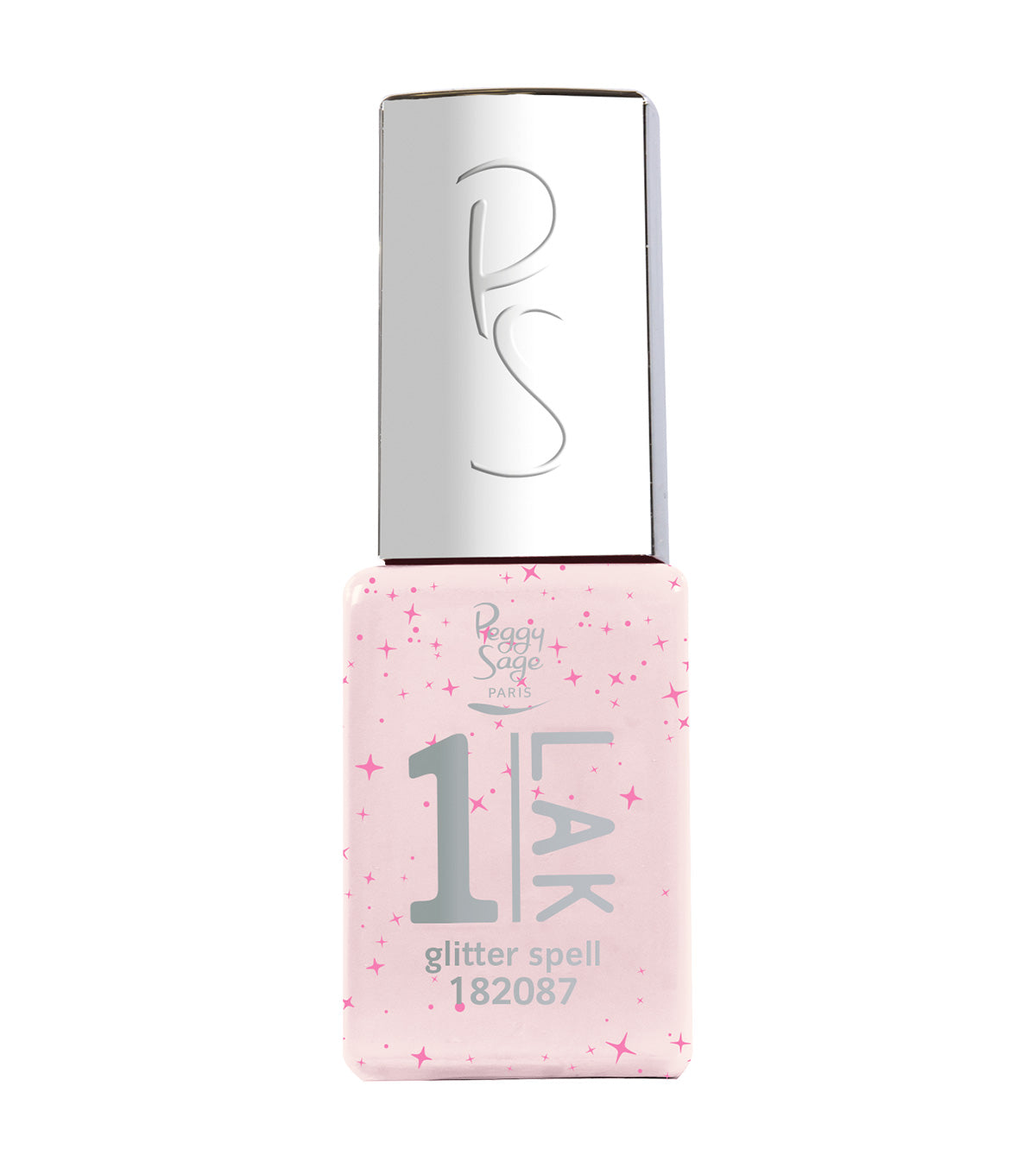 PEGGY SAGE  ONE-LAK 1-STEP GEL POLISH GLITTER SPELL - 5ML - BIBA-RICAMBI