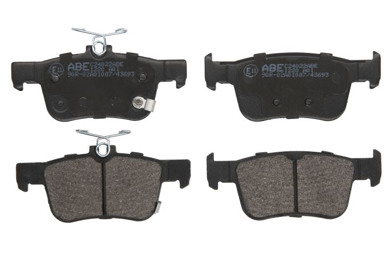 Kit 4 Pastiglie Freno Posteriori Compatibile Per Honda E (ZC7) dal 2019> BIBA-RICAMBI