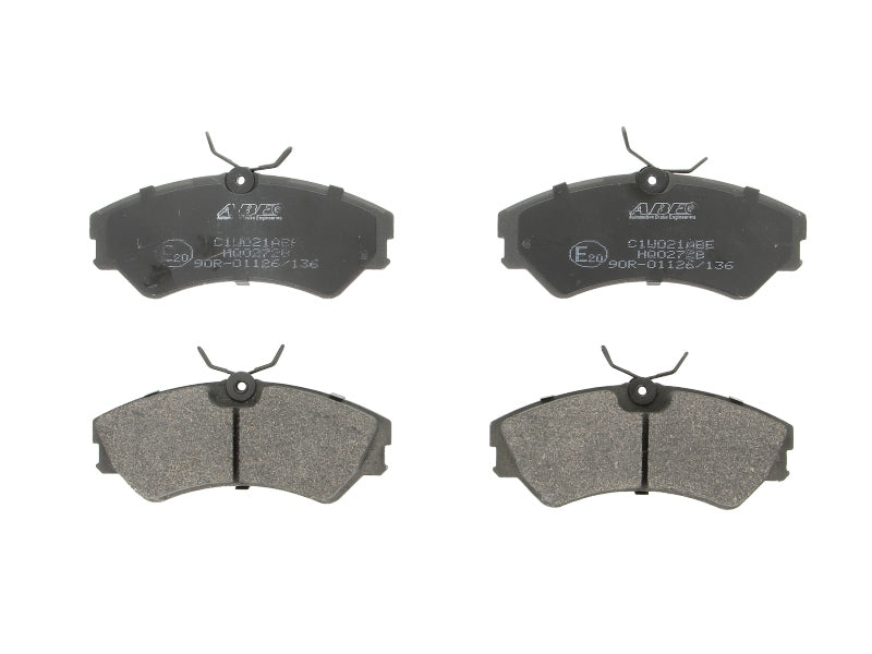 Kit 4 Pastiglie Freno Anteriori Compatibile Per VW Transporter IV (70) dal 1995-2003 BIBA-RICAMBI