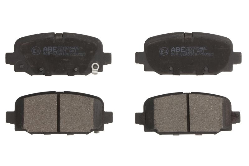 Kit 4 Pastiglie Freno Posteriori Compatibile Per Jeep Compass Dal 2017> BIBA-RICAMBI