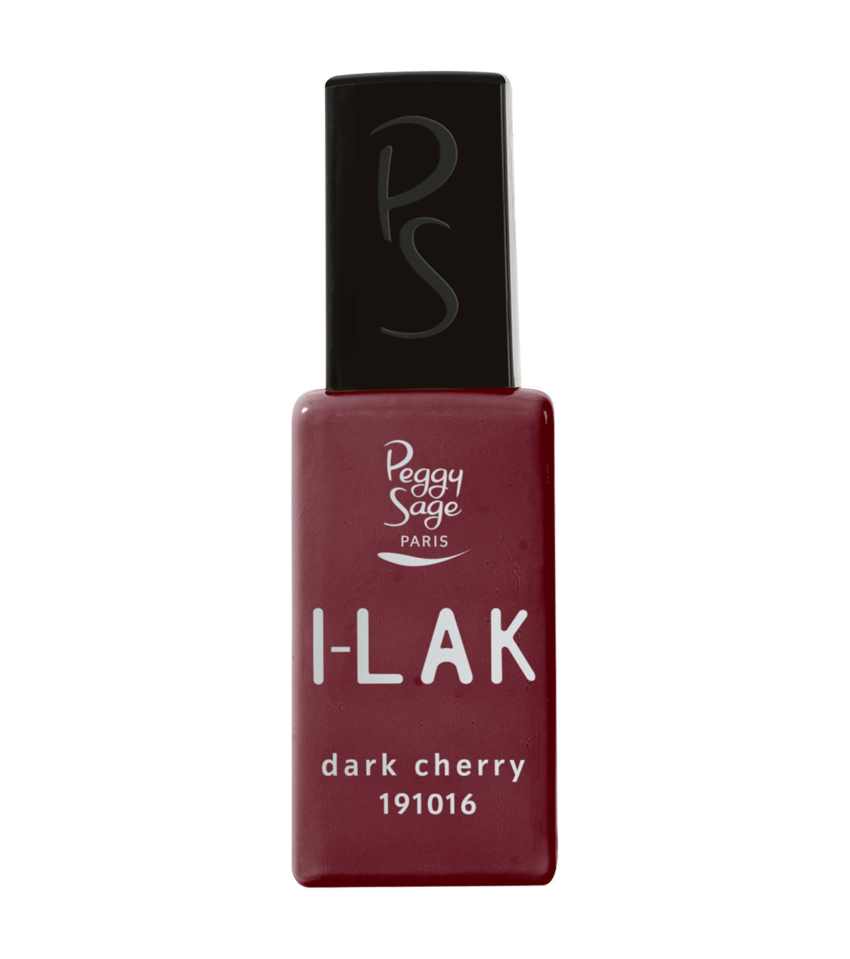 PEGGY SAGE  I-LAK SOAK OFF GEL POLISH DARK CHERRY  - 11ML