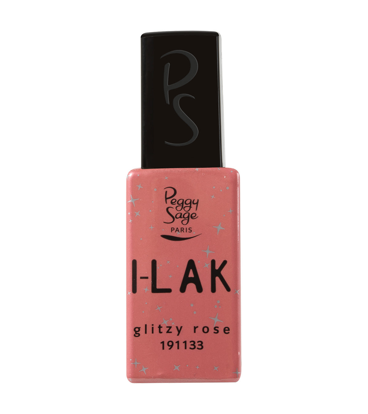 PEGGY SAGE  I-LAK SOAK OFF GEL POLISH GLITZY ROSE - 11ML - BIBA-RICAMBI