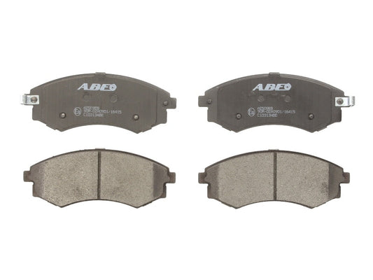 Kit 4 Pastiglie Freno Anteriore Compatibile Per Hyundai Sonata II (Y-2) dal 1988-1993 BIBA-RICAMBI