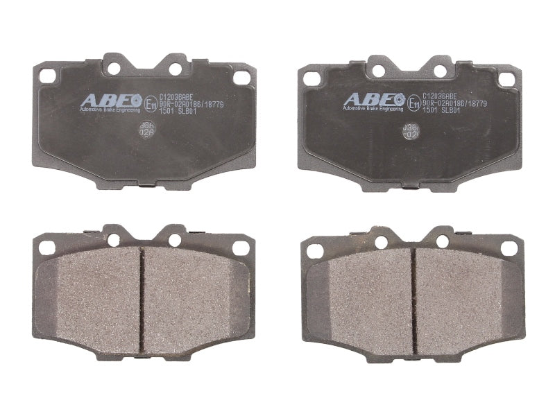Kit 4 Pastiglie Freno Posteriori Compatibile Per Toyota Hilux IV (N5) dal 1982-1989 BIBA-RICAMBI