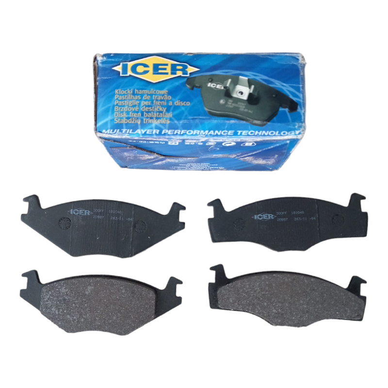 Pastiglie Freno Compatibili Per Seat Cordoba (6K) | Ibiza II (6K) | Polo Classic | Polo II (80) | Polo III (6N,6V) art.1180X BIBA-RICAMBI