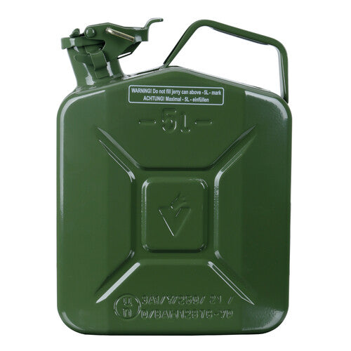 Tanica carburante tipo militare in metallo - 5 LT Lampa art.67002 BIBA-RICAMBI