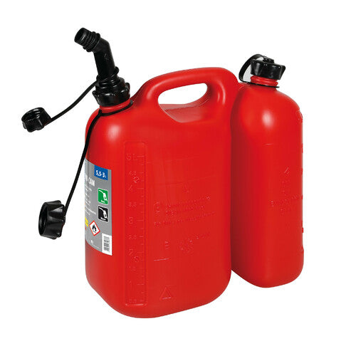 Tanica carburante a 2 comparti - 5,5 +3 LT Lampa art.66987 BIBA-RICAMBI