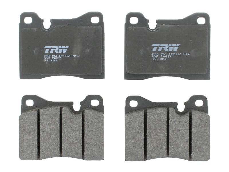 Kit 4 Pastiglie Freno Marca TRW Codice | GDB261 BIBA-RICAMBI