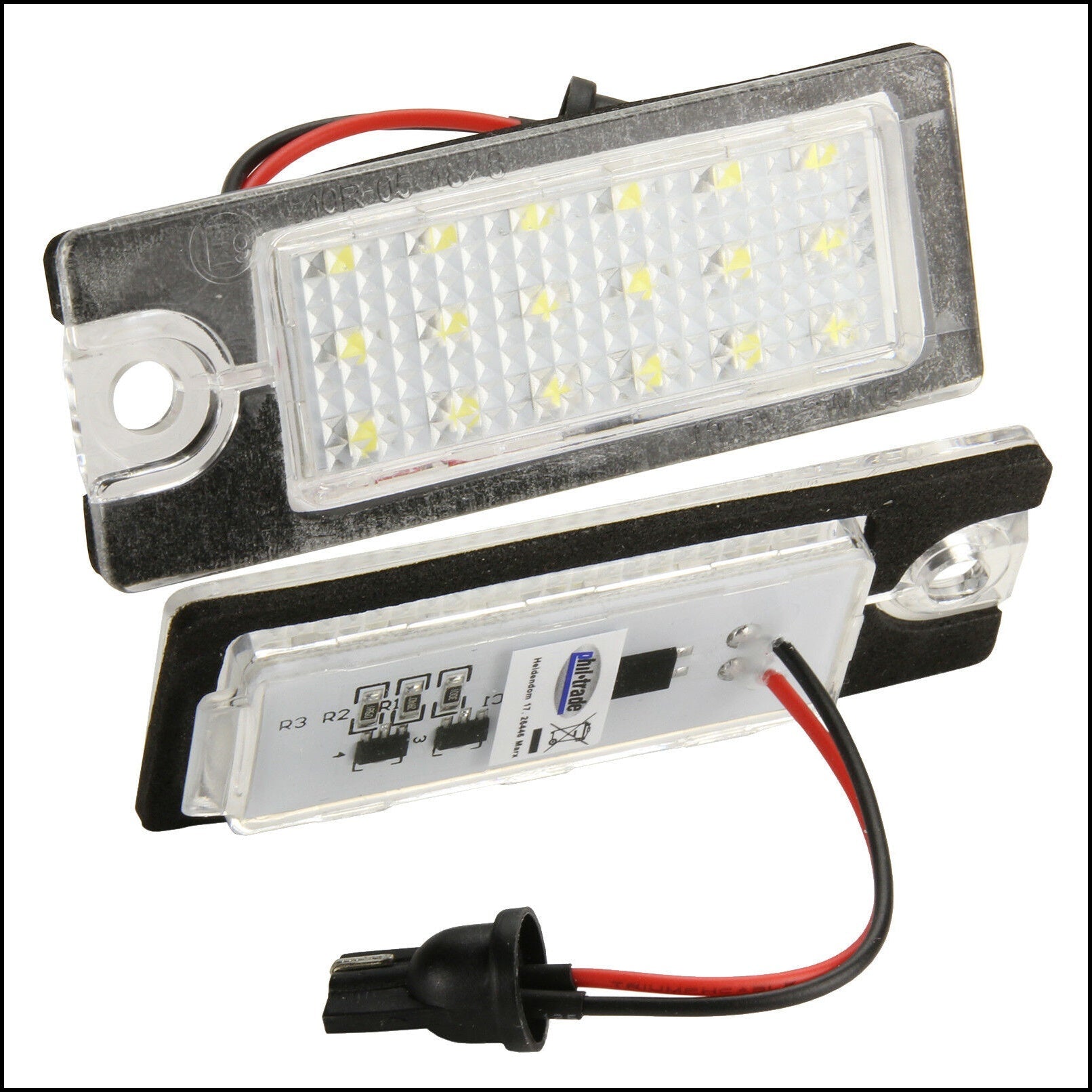 Lampadine Placchette Luci Targa Led Specifiche Adattabile Volvo XC90 I (275) dal 2002-2015 BIBA-RICAMBI
