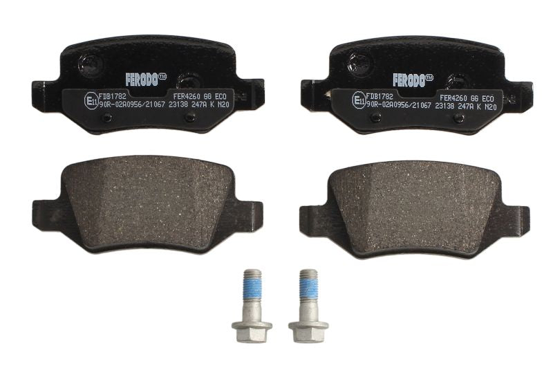 Kit 4 Pastiglie Freno Marca Ferodo Codice | FDB1782 BIBA-RICAMBI