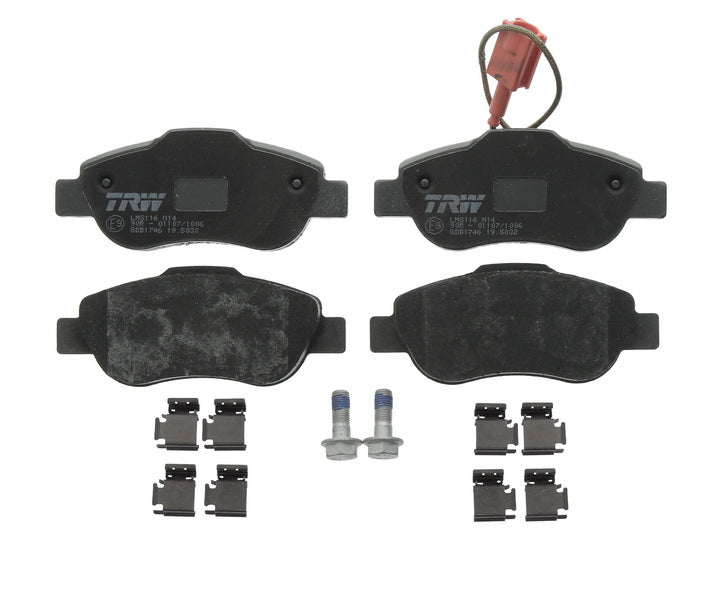 Kit 4 Pastiglie Freno Marca TRW Codice | GDB1746 BIBA-RICAMBI