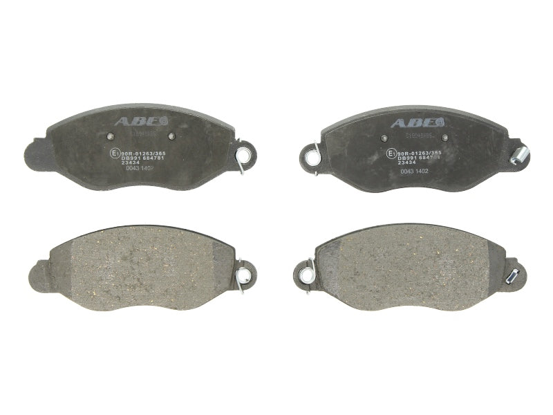 Kit 4 Pastiglie Freno Anteriori Compatibile Per Ford Transit Dal 2000-2006 BIBA-RICAMBI