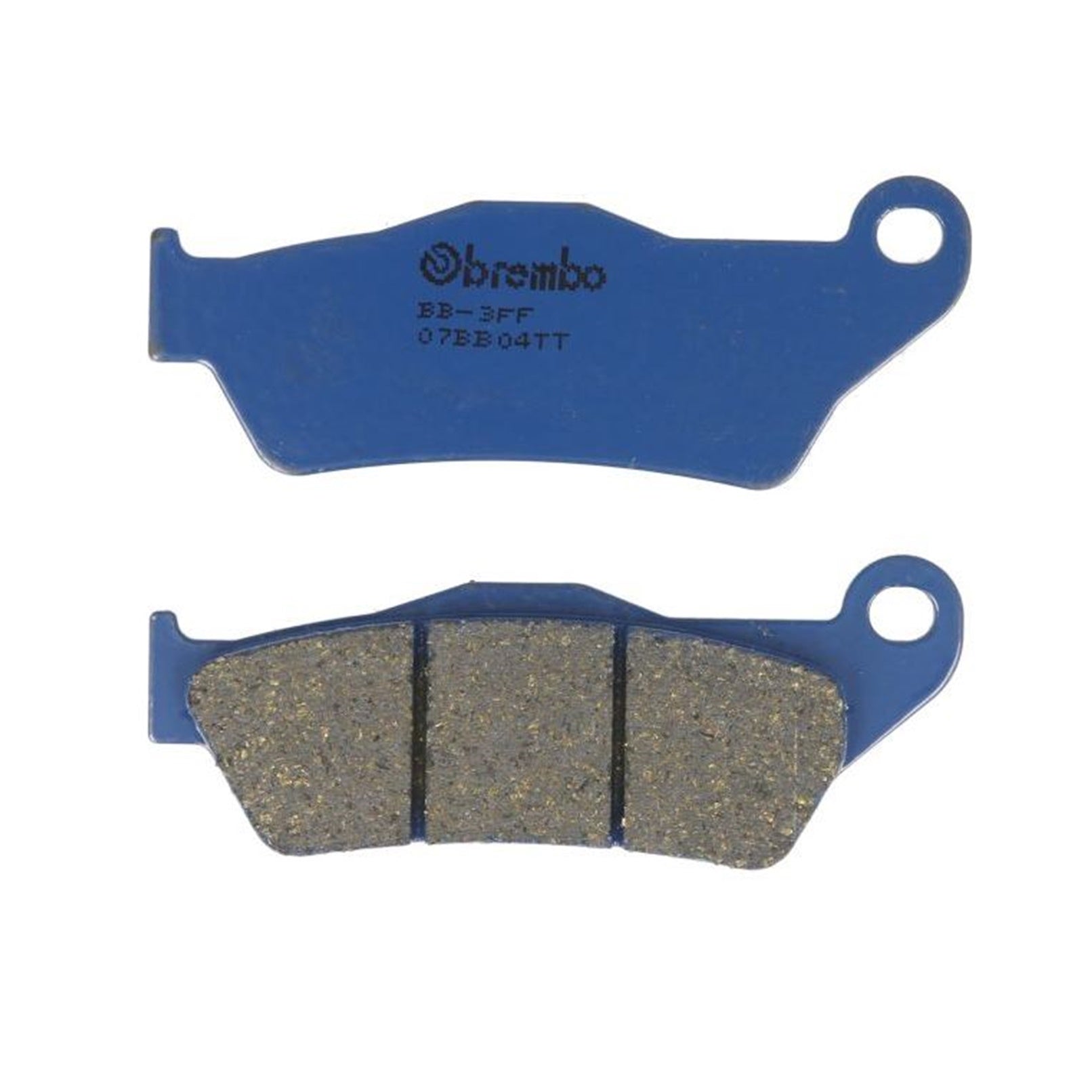 Kit 2 Pastiglie Freno Moto Posteriori Brembo art.07BB04TT BIBA-RICAMBI