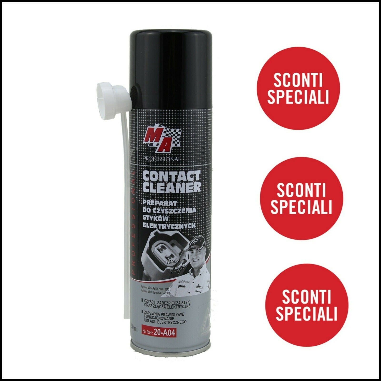 B. Spray Pulitore Pulisci Contatti Lubrificante 250 ml BIBA-RICAMBI