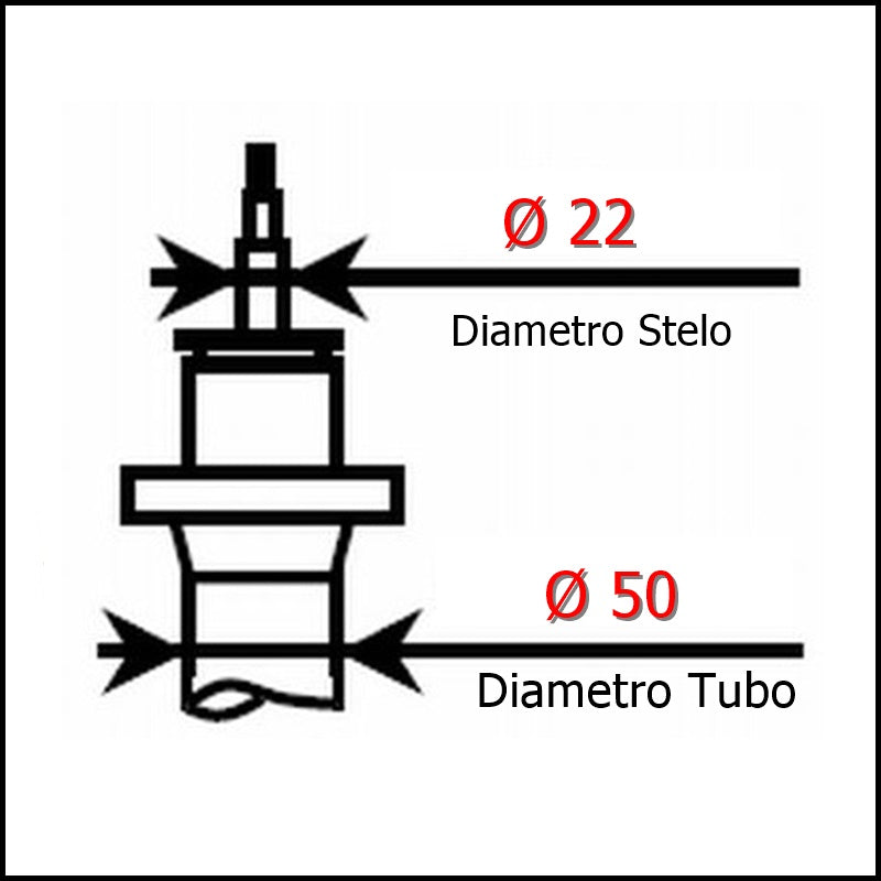 C. Ammortizzatori Anteriori [Diametro Tubo 50mm] BIBA-RICAMBI