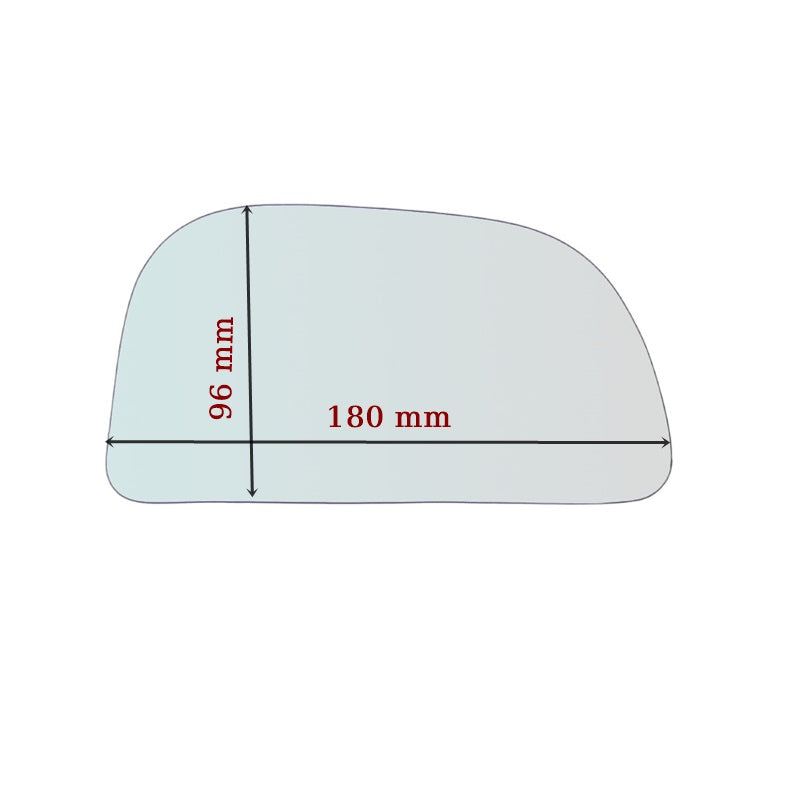 Vetro Specchio Asferico Lato SX Per Mitsubishi Space Star I (DG) dal 1998-2004