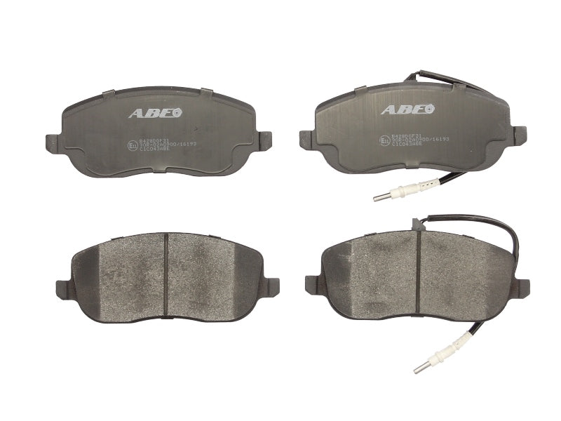 Kit 4 Pastiglie Freno Anteriori Compatibile Per Peugeot 807 (EB) dal 2002> BIBA-RICAMBI