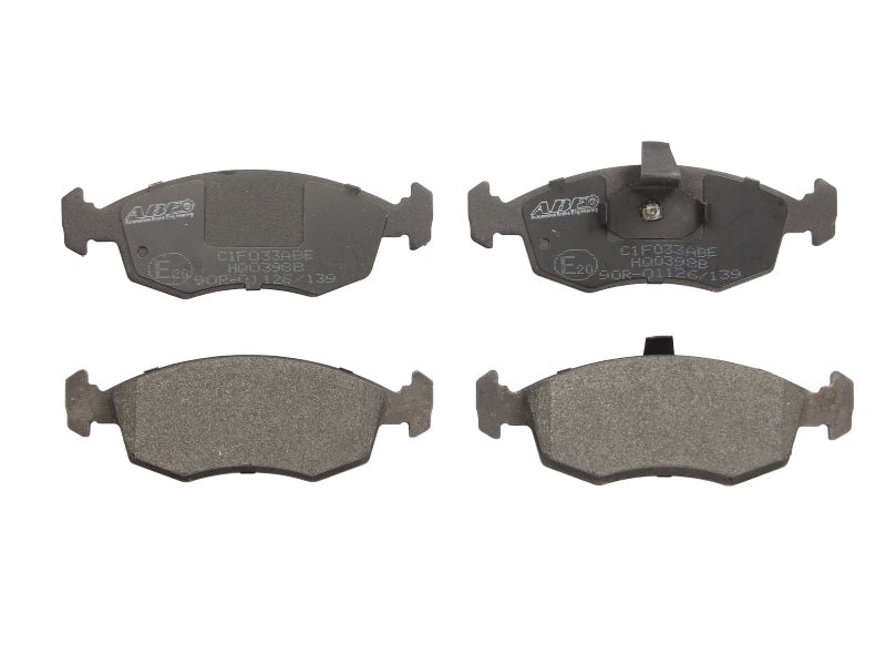 Kit 4 Pastiglie Freno Anteriori Compatibile Per Fiat Strada Dal 1999&gt; BIBA-RICAMBI