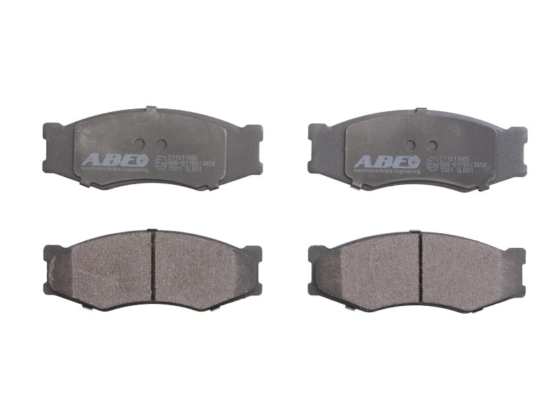 Kit 4 Pastiglie Freno Anteriori Compatibile Per Nissan Micra IV (K13KK) dal 2013> BIBA-RICAMBI