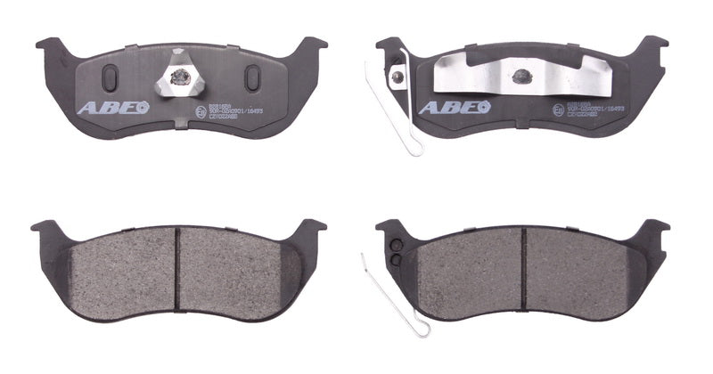 Kit 4 Pastiglie Freno Posteriori Compatibile Per Jeep Liberty dal 2001> BIBA-RICAMBI