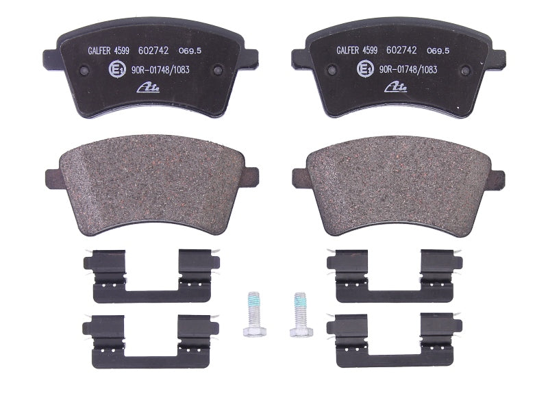 Kit 4 Pastiglie Freno Marca ATE Codice | 13.0460-2742.2 BIBA-RICAMBI
