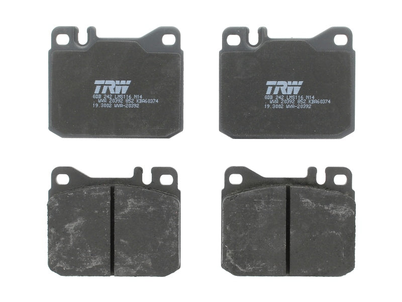 Kit 4 Pastiglie Freno Marca TRW Codice | GDB242 BIBA-RICAMBI