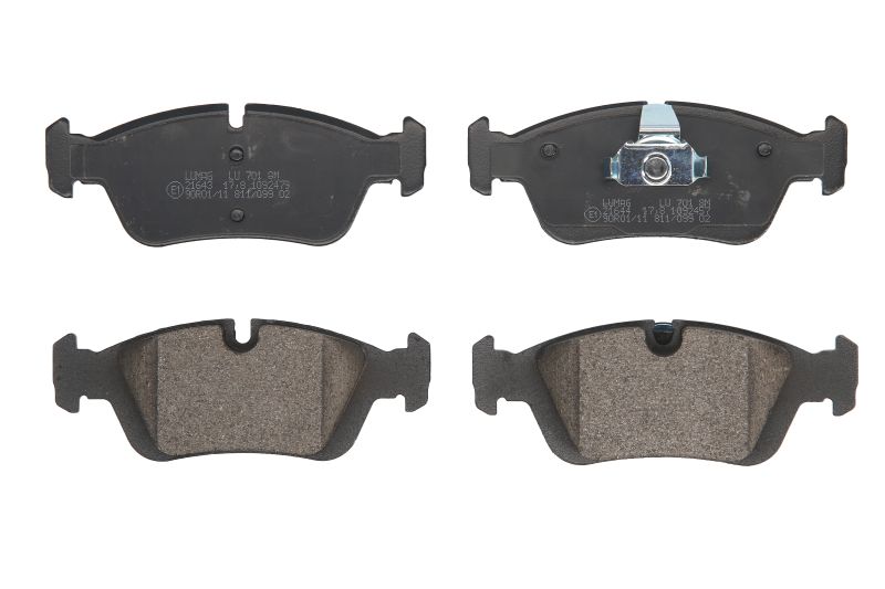 Kit 4 Pastiglie Freno Anteriori Compatibile Per BMW Serie 3 (E46) Dal 1998-2005 BIBA-RICAMBI