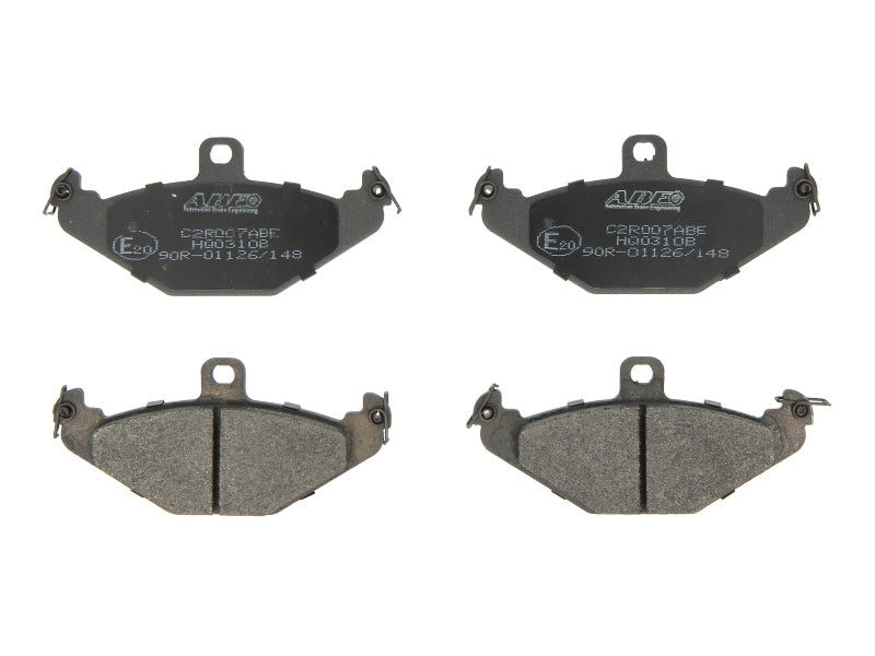 Kit 4 Pastiglie Freno Posteriori Compatibile Per Aston Martin DB7 Dal 1995-1999 BIBA-RICAMBI