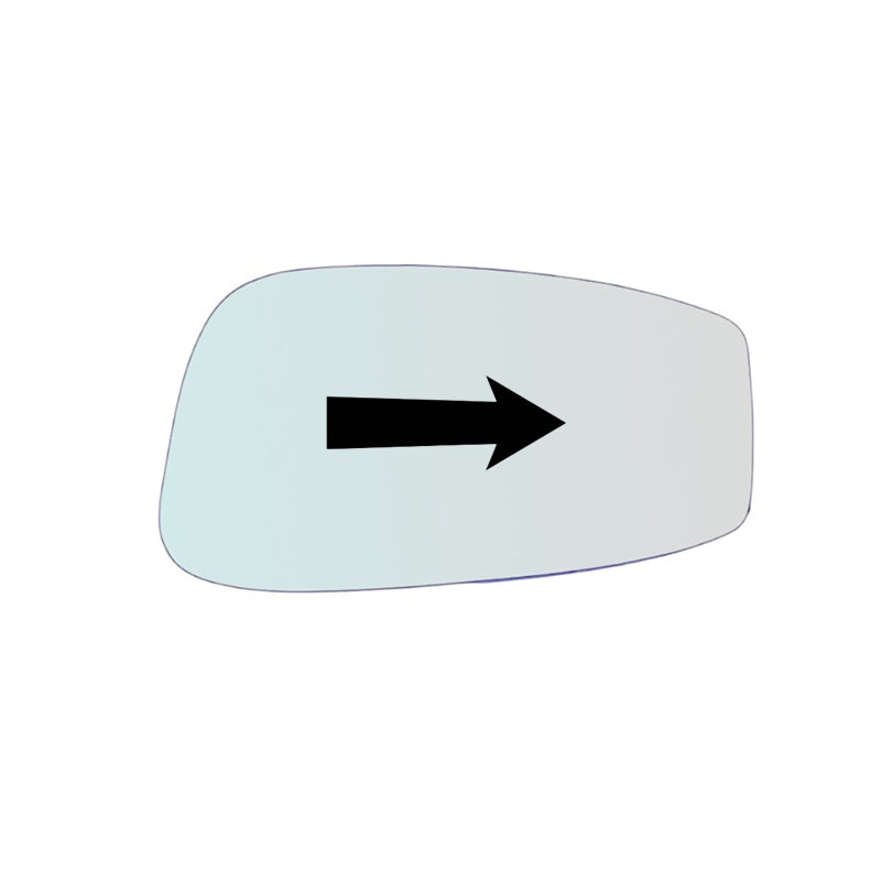 Vetro Specchio Retrovisore Lato DX-Passeggero Per Fiat Idea (350) solo 2003-2008