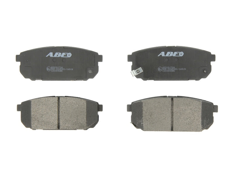 Kit 4 Pastiglie Freno Posteriori Compatibile Per Kia Sorento I (JC) Dal 2002-2011 BIBA-RICAMBI