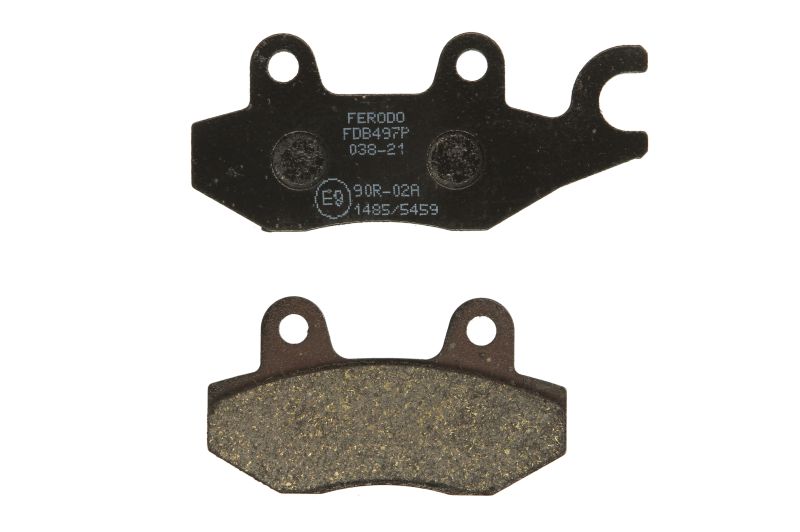 Kit 2 Pastiglie Freno Moto Marca Ferodo Codice | FDB497P BIBA-RICAMBI