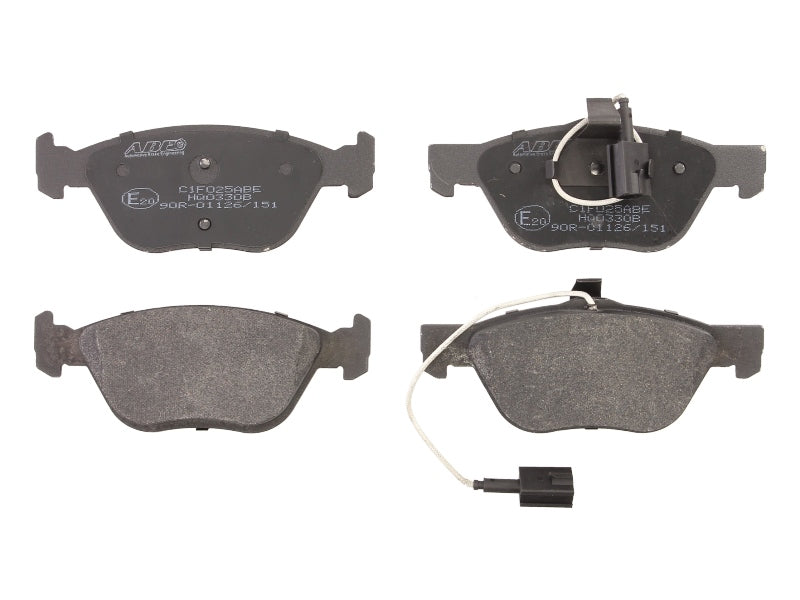 Kit 4 Pastiglie Freno Anteriori Compatibile Per Fiat Coupè (175) dal 1993-2000 BIBA-RICAMBI