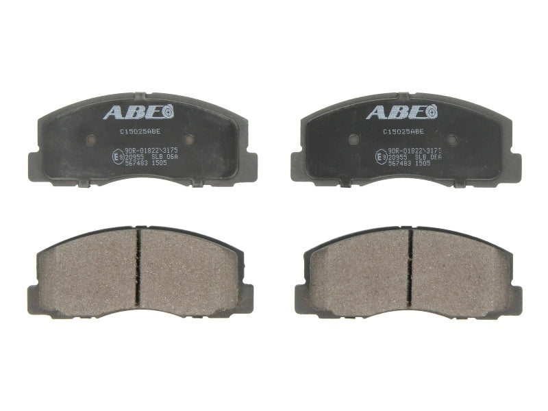 Kit 4 Pastiglie Freno Anteriori Compatibile Per Mitsubishi Lancer III Dal 1984-1988 BIBA-RICAMBI