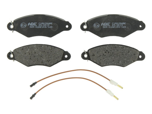 Kit 4 Pastiglie Freno Anteriori Compatibile Per Nissan Kubistar (X76) dal 2003&gt; BIBA-RICAMBI