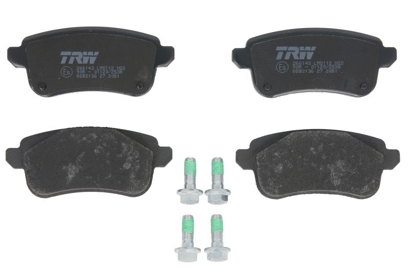 Kit 4 Pastiglie Freno Marca TRW Codice | GDB2136 BIBA-RICAMBI