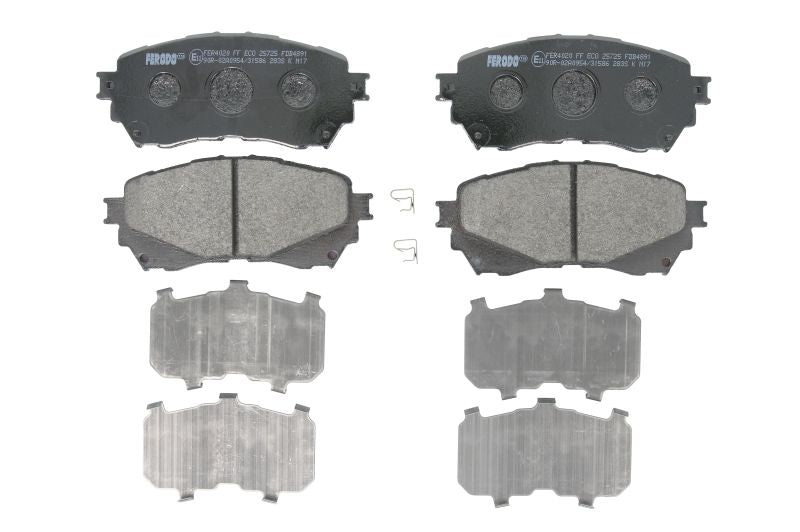 Kit 4 Pastiglie Freno Marca Ferodo Codice | FDB4891 BIBA-RICAMBI