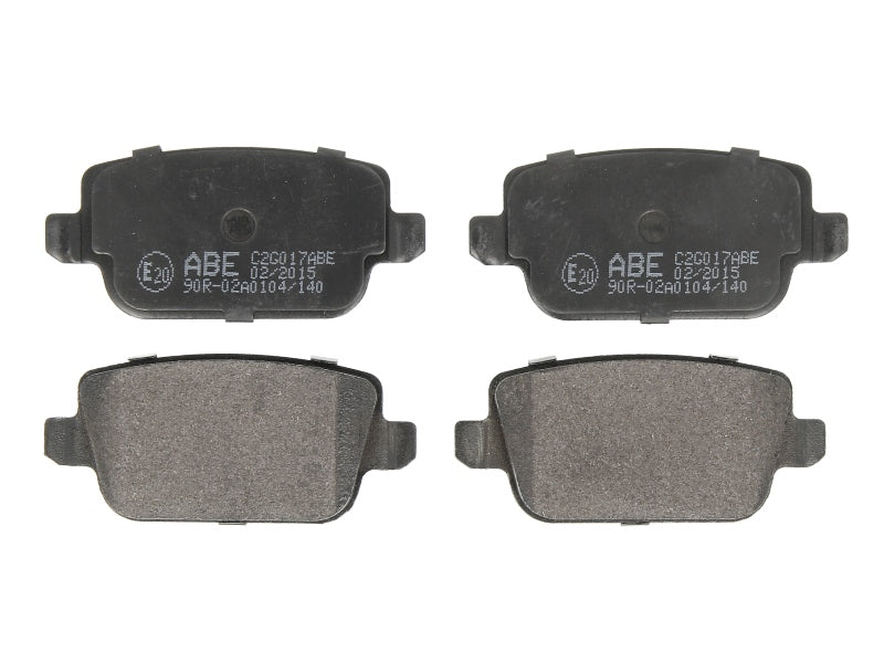 Kit 4 Pastiglie Freno Posteriori Compatibile Per Volvo S80 II (124) dal 2006-2015 BIBA-RICAMBI
