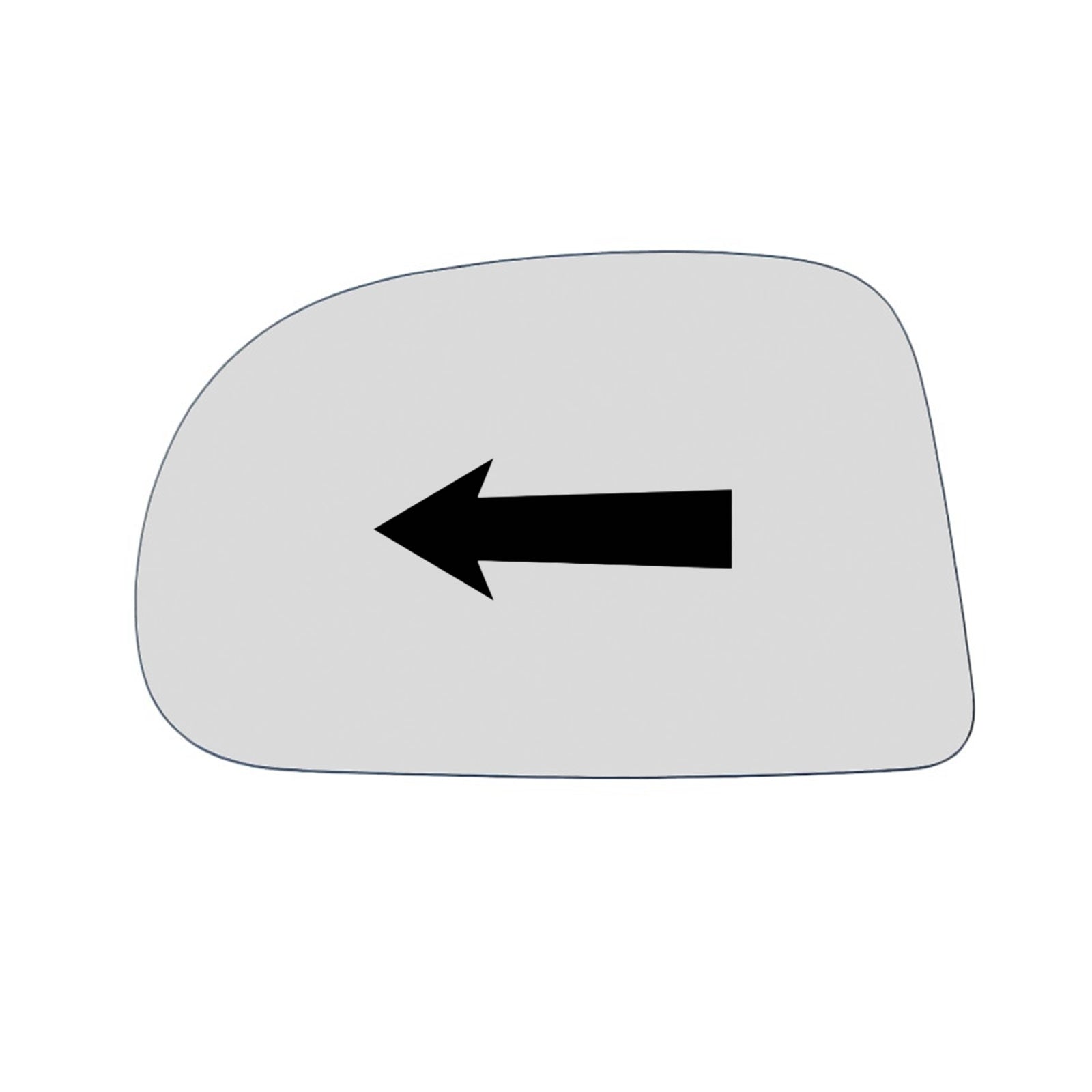 Vetro Specchio Retrovisore Lato SX-Guidatore Pe Hyundai Atos dal 1997>