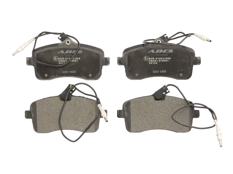 Kit 4 Pastiglie Freno Anteriori Compatibile Per Peugeot 407 (6) dal 2004> BIBA-RICAMBI
