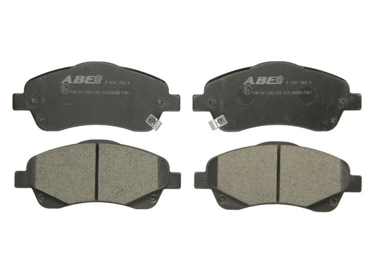 Kit 4 Pastiglie Freno Anteriori Compatibile Per Toyota Corolla Verso (ZER) dal 2004-2009 BIBA-RICAMBI