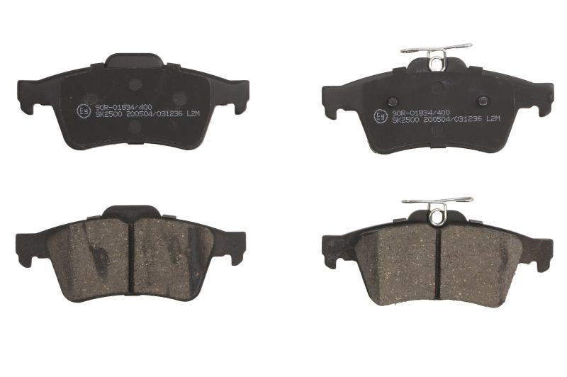 Kit 4 Pastiglie Freno Posteriori Compatibile Per Mazda 3 (BK) Dal 2003-2009 BIBA-RICAMBI