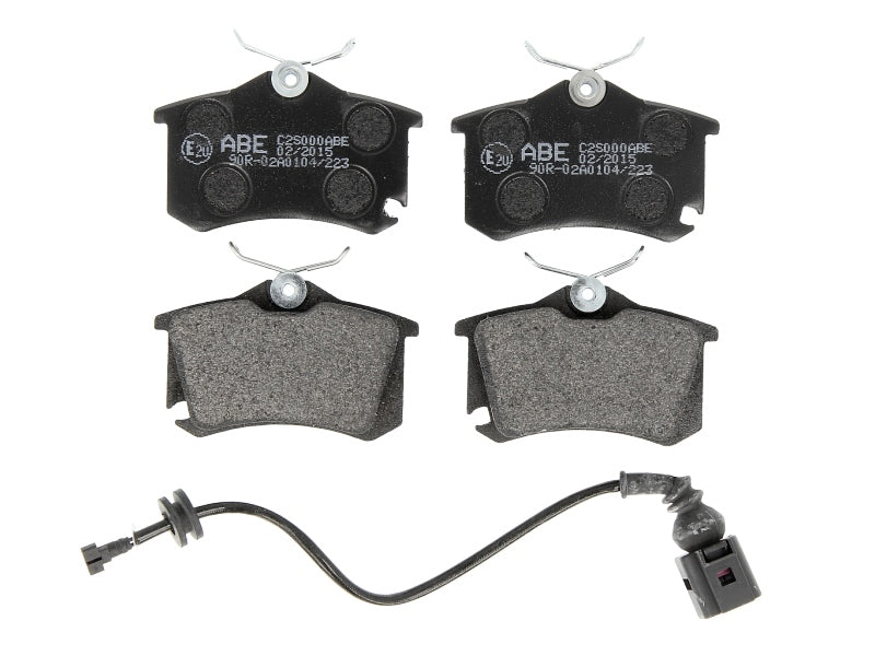Kit 4 Pastiglie Freno Posteriori Compatibile Per Volkswagen UP! Dal 2013> BIBA-RICAMBI