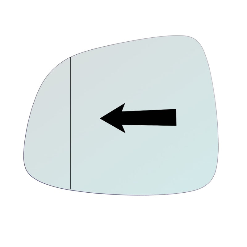 Vetro Specchio Asferico Lato SX-Guidatore Compatibile Per Suzuki SX4 dal 2006>