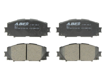 Kit 4 Pastiglie Freno Anteriori Compatibile Per Toyota Corolla (E16) dal 2015&gt; BIBA-RICAMBI