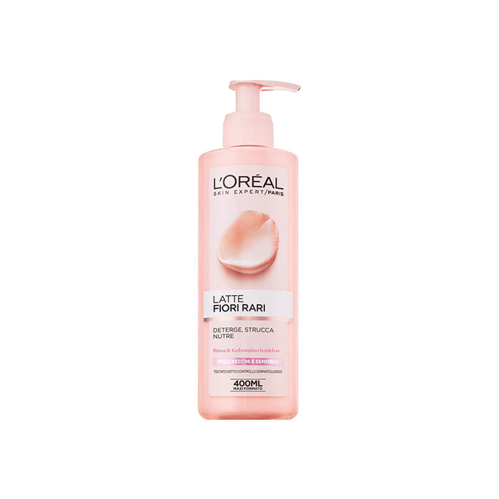 L'OREAL SKIN EXPERT LATTE FIORI RARI PELLI SENSIBILI 400 ML - BIBA-RICAMBI