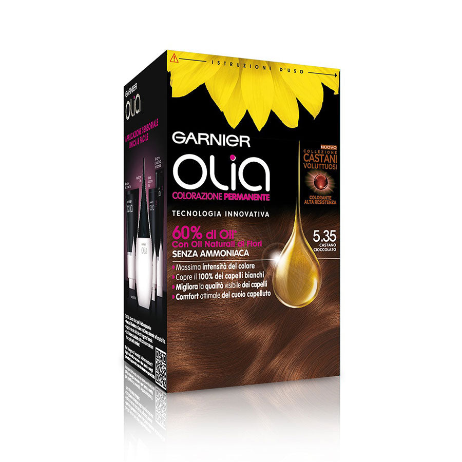 GARNIER OLIA CASTANO CIOCCOLATO 5,35 - BIBA-RICAMBI