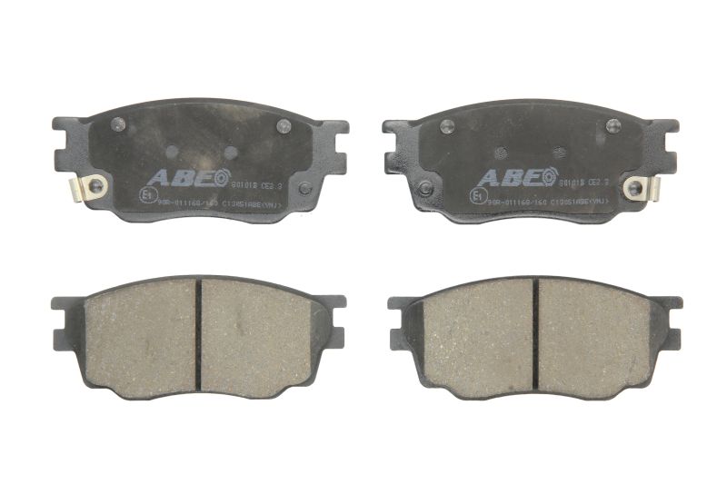 Kit 4 Pastiglie Freno Anteriori Compatibile Per Mazda 626 V (GW) dal 2000-2002 BIBA-RICAMBI