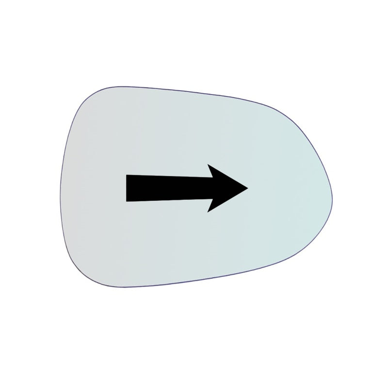 Vetro Specchio Lato DX-Passeggero Per Honda Jazz II (GD) solo 2001-2004