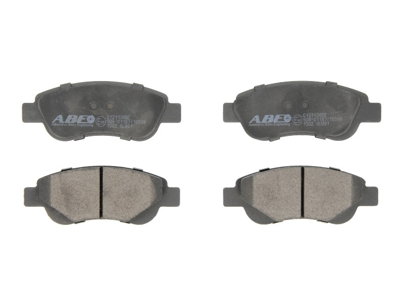 Kit 4 Pastiglie Freno Anteriori Compatibile Per Toyota Aygo (B4) Dal 2014> BIBA-RICAMBI
